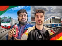 Riding the METRO in Bangladesh vs Germany I 🇧🇩 vs 🇩🇪 I Ep. 5 w/ Steve লম্বা Long