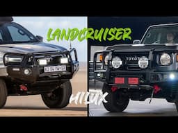 Hilux VS Landcruiser | which is best for overlanding?