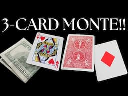 Learn 3-Card Monte: Easy Card Trick & Street Scam - Color Monte, Pokémon & More