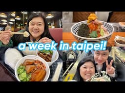 a week in taipei! 😋🇹🇼 (street food, night markets, trying new spots) | VLOGMAS DAY 12