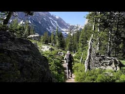 Backpacking 40 Miles Alone Grand Teton Loop in late June