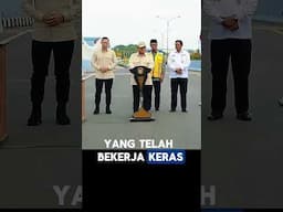 Menko AHY Dampingi Presiden Resmikan Flyover Madukoro