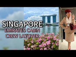 24 HOUR LAYOVER IN SINGAPORE | Working in Business Class | Emirates Cabin Crew Flight Attendant Vlog