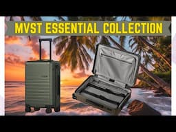 MVST Essential Collection Suitcase Dark Olive Metallic Carry-On Plus Review