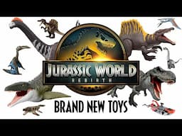 NEW Jurassic World Rebirth Toys | Titanosaurus, Quetzalcoatlus, Spinosaurus & More | #Mattel #LEGO