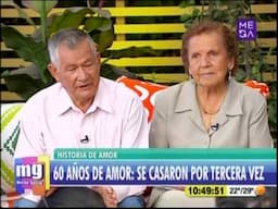 Pareja que lleva 50 años de amor nos visitó en Mucho Gusto