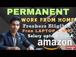 Amazon Work From Home Jobs| Permanent Work From Home Jobs in Telugu • Best Work From Home Jobs 2025.