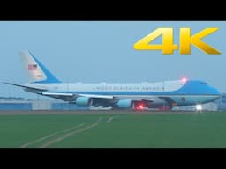 4K | United States Air Force One Boeing VC-25A at Berlin airport