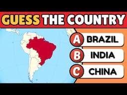 GUESS THE COUNTRY FROM MAP | GUESS THE COUNTRY BY THE MAP #quiz #flag #map