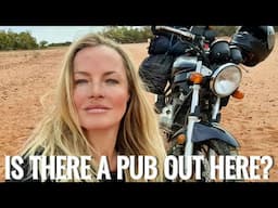 Motorcycling to a one pub town in outback Queensland