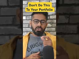 Don't Do This To Your Portfolio ⛔️ #stockmarket