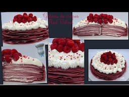 Recette de gâteau de crêpes red velvet