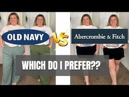 OLD NAVY vs ABERCROMBIE | which do I prefer as a plus size 18?