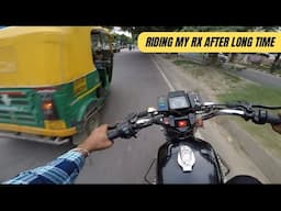 RIDING MY RX100 AFTER LONG TIME | Performing good but 1  problem hai