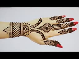 Most beautiful mehndi design for hands |Simple mehandi design |New mehandi ka design |mehndi designs