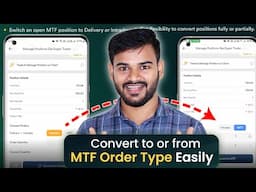 How to Convert MTF to Delivery in dhan | Convert Delivery to MTF on Dhan #sharemarket