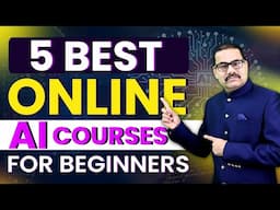 5 BEST Online AI Courses for Beginners in Hindi | Artificial Intelligence Course | Computer Science