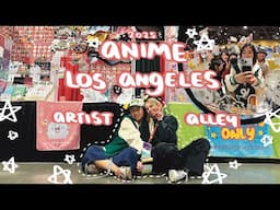 Ribbon Heaven!!😳 Flew from east coast for ANIME LA | Artist Alley VLOG