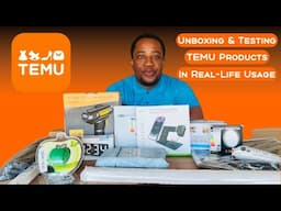 Unboxing and Testing Temu Products in Real-Life Usage