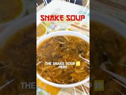 Snake soup | Dr Pal #food #review #vlog #shorts