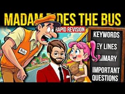 Madam Rides The Bus Class 10 | Summary, Important Questions, Key Lines, Key Words