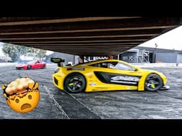 FIRST TANDEM: 1,300 WHP TWIN TURBO FERRARI F12 VS MCLAREN GT3!