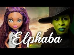 I MADE ELPHABA DOLL /WICKED 2024 / Monster High Doll Repaint by Poppen Atelier