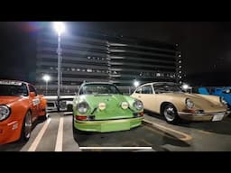 Chill Porsche meet Tokyo Japan