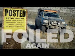 Private property AGAIN blocking access to public lands • Solo winter offroad exploring & camping