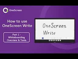 Write 1: Whiteboarding Overview & Tools - T7 Training