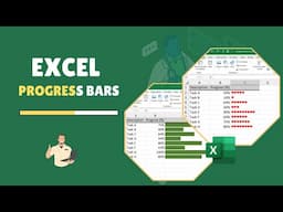 Create progress bars in Excel