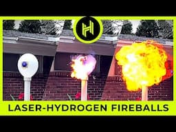 Exploding Hydrogen Balloons WITH LASERS // Tonight Show Science Demo