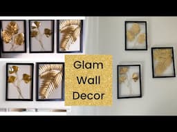 GLAMOROUS Modern Wall decor | dollar tree DECOR DIY