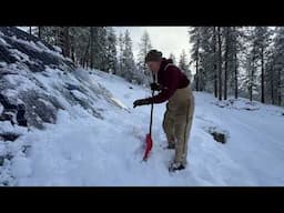 OFF GRID CHORES AFTER BIG SNOW FALL!