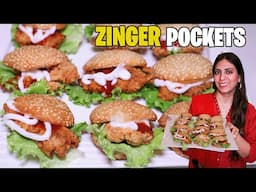 Zinger Chicken Pockets Recipe l Ramadan Special Iftar Recipe By Kitchen With Amna