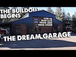 LLOD BIG BLACK BARN UPDATE - Working On My Metal Building Man Cave / HQ / Whatever Dream Garage