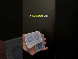 Scissor Cut (One-Handed Cut) - Tutorial #magic #tutorial #shorts #magictricks #cardistry