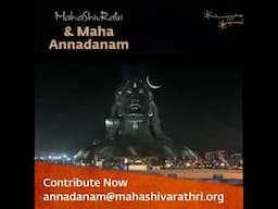 Donate for Annadhanam 👉 bit.ly/3GnfZR4 🙏🙏#Mahashivratri2022 #shiva #adiyogi