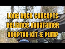 Lone Rock Concepts Water Pump and Adapter Kit