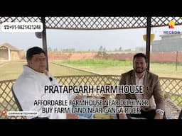 Affordable Farmhouse Near Delhi NCR | Buy Farm Land Near Ganga River |☎+91-9821421248 |