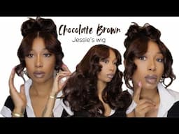 Black Friday Deal! GLUELESS Chocolate Brown Wig| Perfect Holiday Hair| Ft. Jessie’s Hair