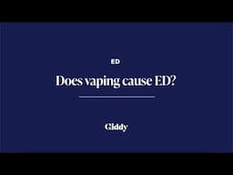 Does vaping cause ED?