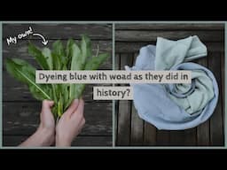 I Tried to Plant Dye With My Own Woad