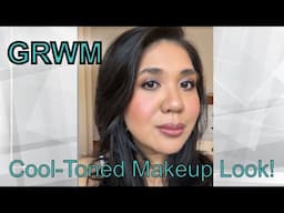 GRWM COOL-TONED MAKEUP LOOK! TAUPES & GREYS!