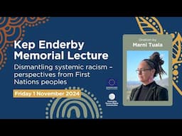 Kep Enderby Memorial Lecture 1 November 2024