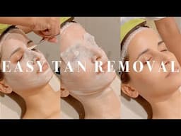 How to Remove Face Tan Easily I De-Tan I Step by Step Tutorial | HINDI