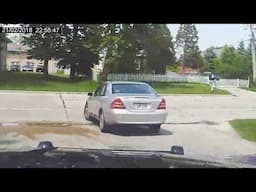 PIT Maneuver Takes Out Reckless Mercedes Driver During Low-Speed Pursuit