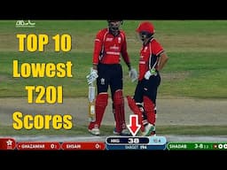 TOP 10 Lowest Score in T20 International Cricket History