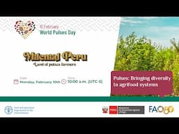 World Pulses Day 2025: Pulses: Bringing diversity to agrifood systems