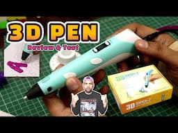 3D Pen Review Test | Portable 3D Pen | Create | Crafts | LCD Display | 3D Drawing | DIY | How to use